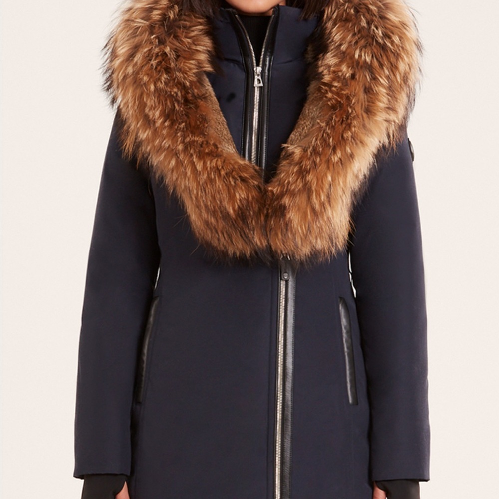 RUDSAK size Medium Montreal Down Jacket with Fur